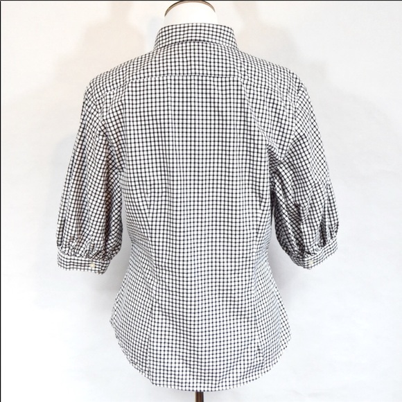 LAUREN RALPH LAUREN GINGHAM BISHOP SLEEVE - Picture 4 of 5